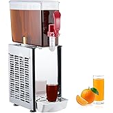 Commercial Drink Dispenser 10l / 2.64 Gallon, 280w Stainless Steel Beverage Dispenser with Thermostat Control, for Iced Tea, Juice, Lemonade in Restaurant, Cafe, Home Party