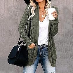 ADJHDFH Knit Sweater For Women Brown Sweaters For