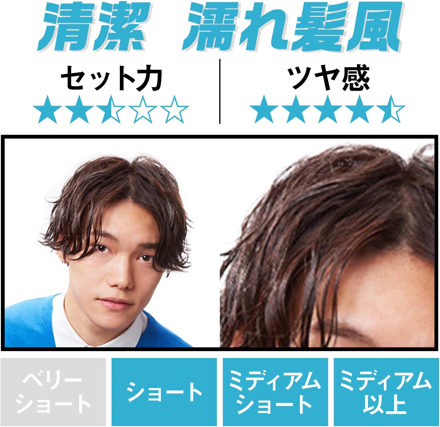 Amazon Gatsby ギャツビー ムービングラバークールウェット メンズ スタイリング剤 ヘアワックス セット 80g 2個 Gatsby ギャツビー ビューティー 通販