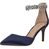 Jewel Badgley Mischka Raleigh Pointed Toe Kitten D'Orsay