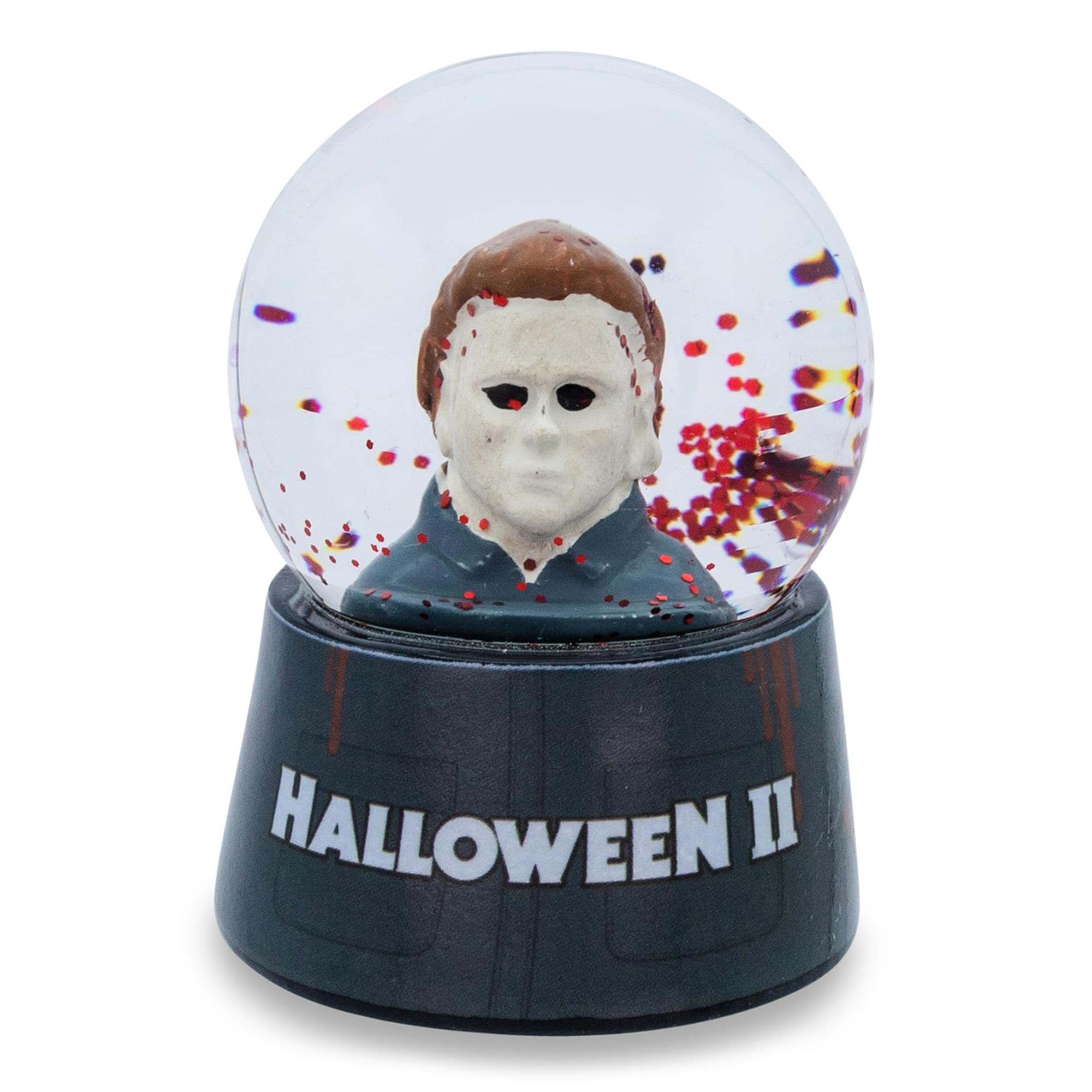 Silver Buffalo Halloween II Michael Myers Collectible Mini Snow Globe | 3 Inches Tall
