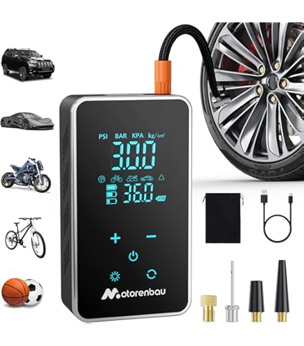 150PSI Cordless Air Compressor Tire Inflator For Car Motorcycle