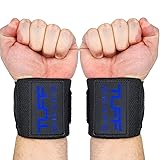 TuffWraps 16" Wrist Straps for Gym - No Thumb Loops