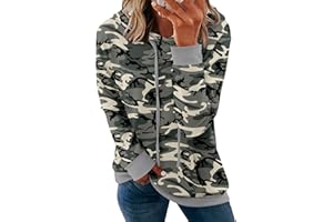 onlypuff Women's Long Sleeve Casual Drawstring Pullover Sweatshirts Hoodies