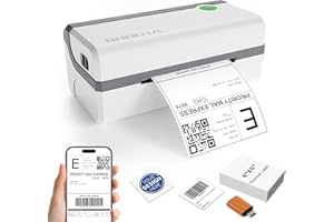 Rongta Bluetooth Thermal Shipping Label Printer, Wireless 4x6 Label Sticker Printer for Shipping Packages, Support Android, i