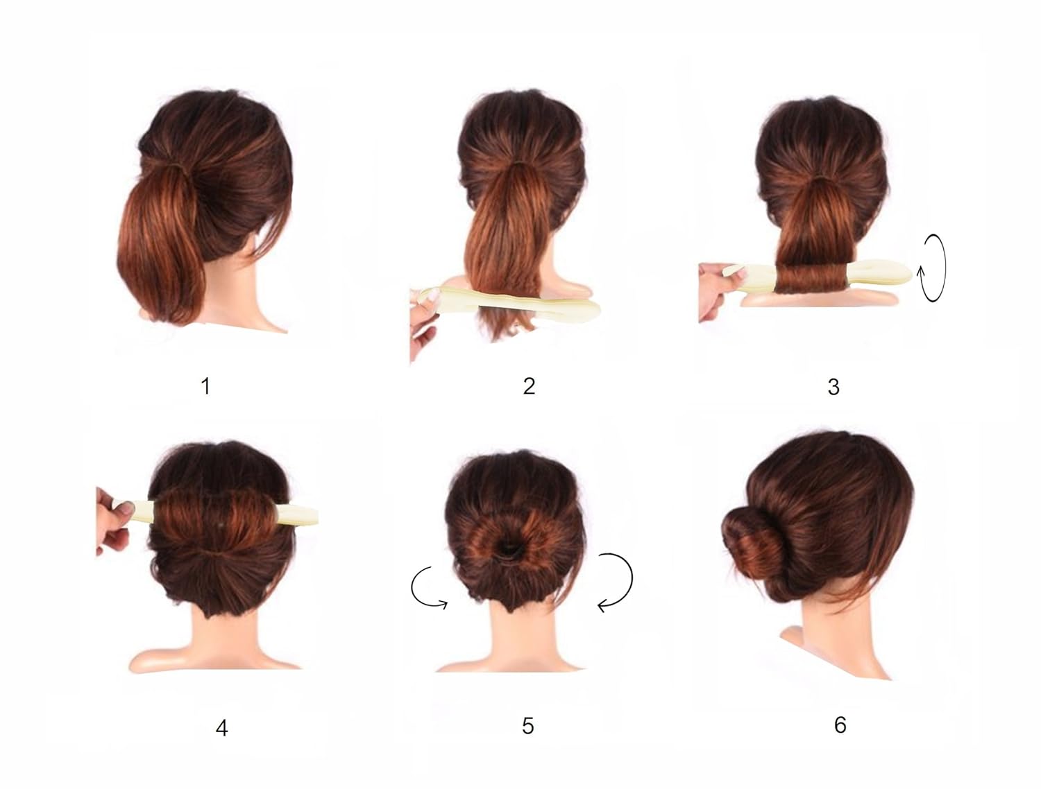 Amazon Com Beaute Galleria 4 Pieces Beige Blonde Magic Hair Bun