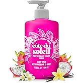PB ParfumsBelcam Côte du Soleil Body Wash for Women – Tropical Fruity Floral Scent with Dragon fruit, Jasmine & Vanilla – Moisturizing Shower Gel, Hydrating Body Wash for Daily Use, 16.9 fl oz