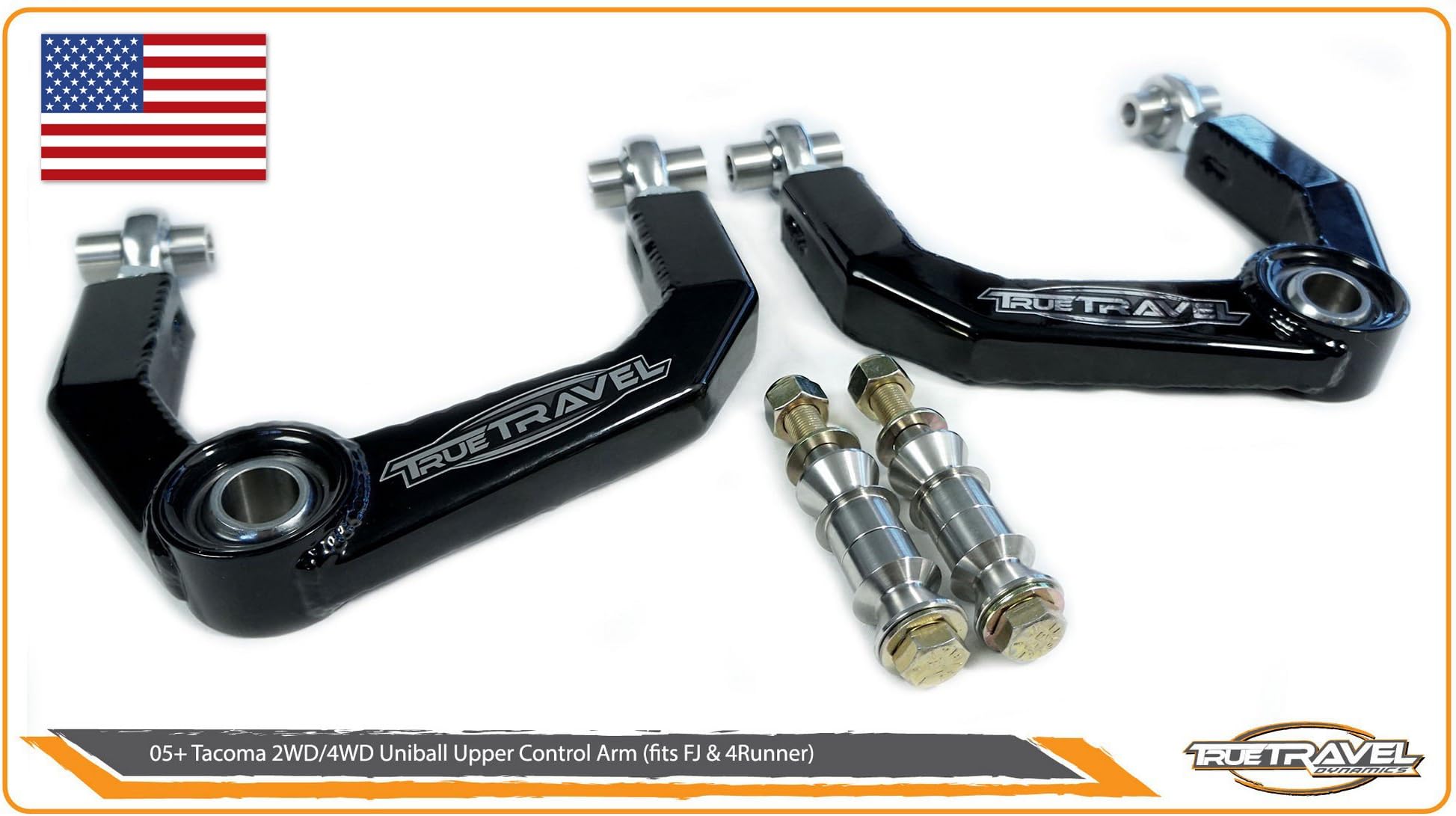True Travel Dynamics Uniball Adjustable Upper Control Arms