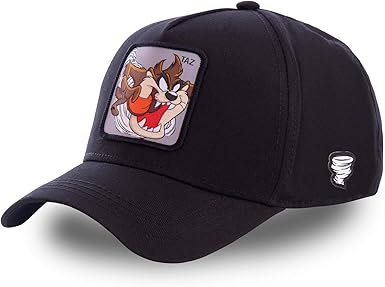 Gorra Demonio Tasmania Taz CapsLabel Negra Unisex: Amazon.es: Ropa ...