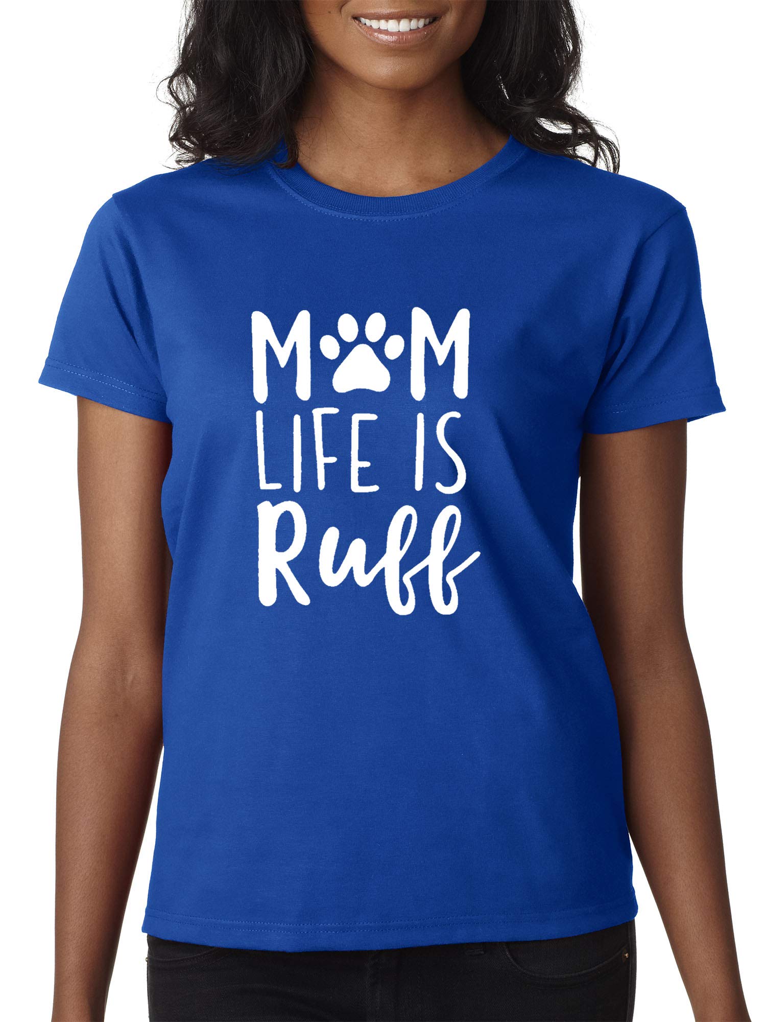 1126 T Shirt Dog Mom Life Is Ruff 9329 Seknovelty