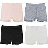 Girls Shorts Under Dress Dance Bike Shorts for Playground Gym Sports, NOT Transparent