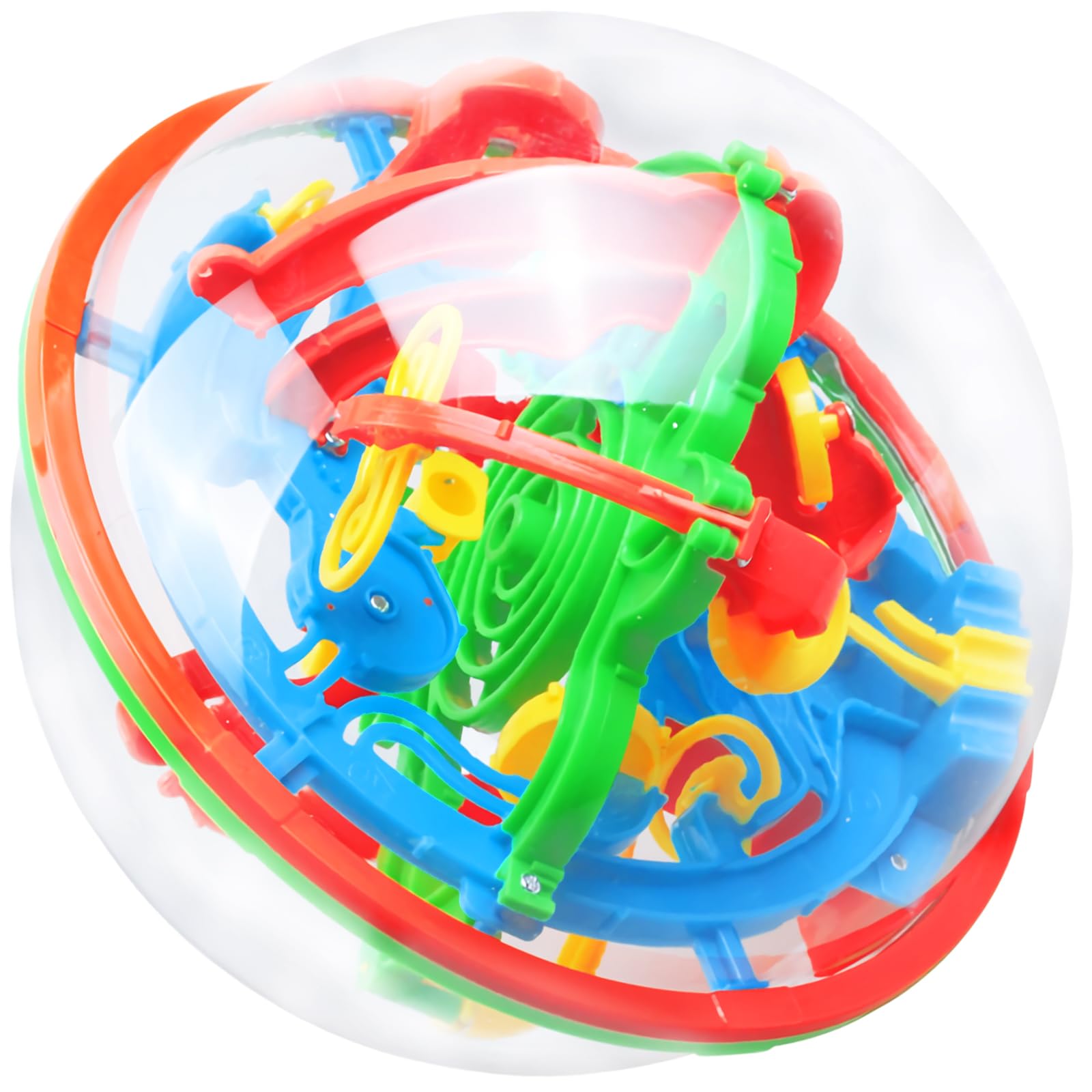 Photo 1 of 3D Puzzle Ball Large,100 Interactive Maze Obstacles Ball,Education Toy Maze Sphere Game for Boys,Girls,Birthday Gifts,Classroom Prize