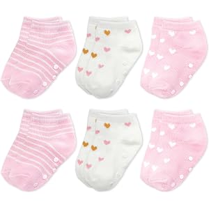 NINTARABABY Anti-Slip Socks – Soft & Breathable Ankle Socks | Secure Fit, with Silicone Grips for Infants & Toddlers
