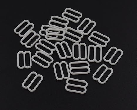 white buckle sliders