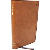 NET Bible, Thinline Large Print, Leathersoft, Brown, Comfort Print: Holy Bible