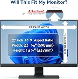 IPROKKO 27 Inch Privacy Screen Filter 16:9 Anti Glare Blue Light Removable view 6