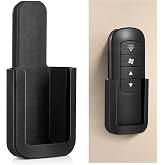 Saillong Ceiling Fan Remote Control Holder,Black,1 Pack | with Screws, Wall Mount Fan Remote Bracket