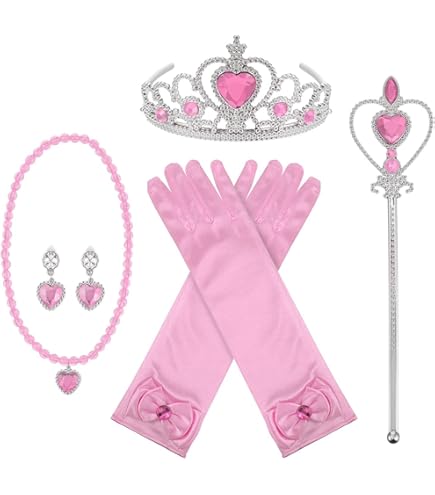 Great Gizmos Pretenders Prinzessinnen-Zauberstab – Pink, Mit Perlen Und Satinbändern