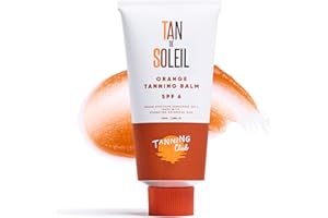 Tanning Club - Tan De Soleil Orange Gel - SPF 6 Sun Tanning Lotion - Botanical Formula for Sun-Kissed Glow - 100ml