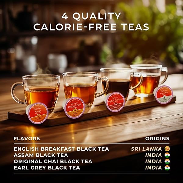 GYA TEA CO MORNING START TEA POD COLLECTION GIFT SET (16 COUNT) – DIFFERENT FLAVORS ASSORTED VARIETY PACK