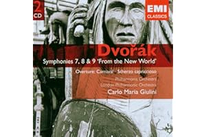 Dvorak: Symphonies 7, 8 & 9 'From the New World', Overture Carnaval, Scherzo Capriccioso, Carlo Maria Giulini