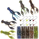 Ned-Rig-Kit-Finesse-Baits-Soft-Plastic-Worms-Fising-Lure for Bass Stick Swimbait Minnow Crawfish Lures Shroom Ned Jig Head Kit