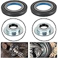 Front Axle Knuckle & Tube Seal Kit For 2005-2019 Ford Super Duty F250-F550 Dana Super 60 (6pc)