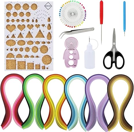 Amazon Co Jp ペーパークイリング Diy 専用ツール 手つくり 造花 手芸 ペーパーアート ペーパークラフト スターターキット クイリングバー クイリングペーパー テキスト 作品作りレクレーション 紙 スクラップブッグ アルバム 30色ペーパー ペーパークイリング初めて14