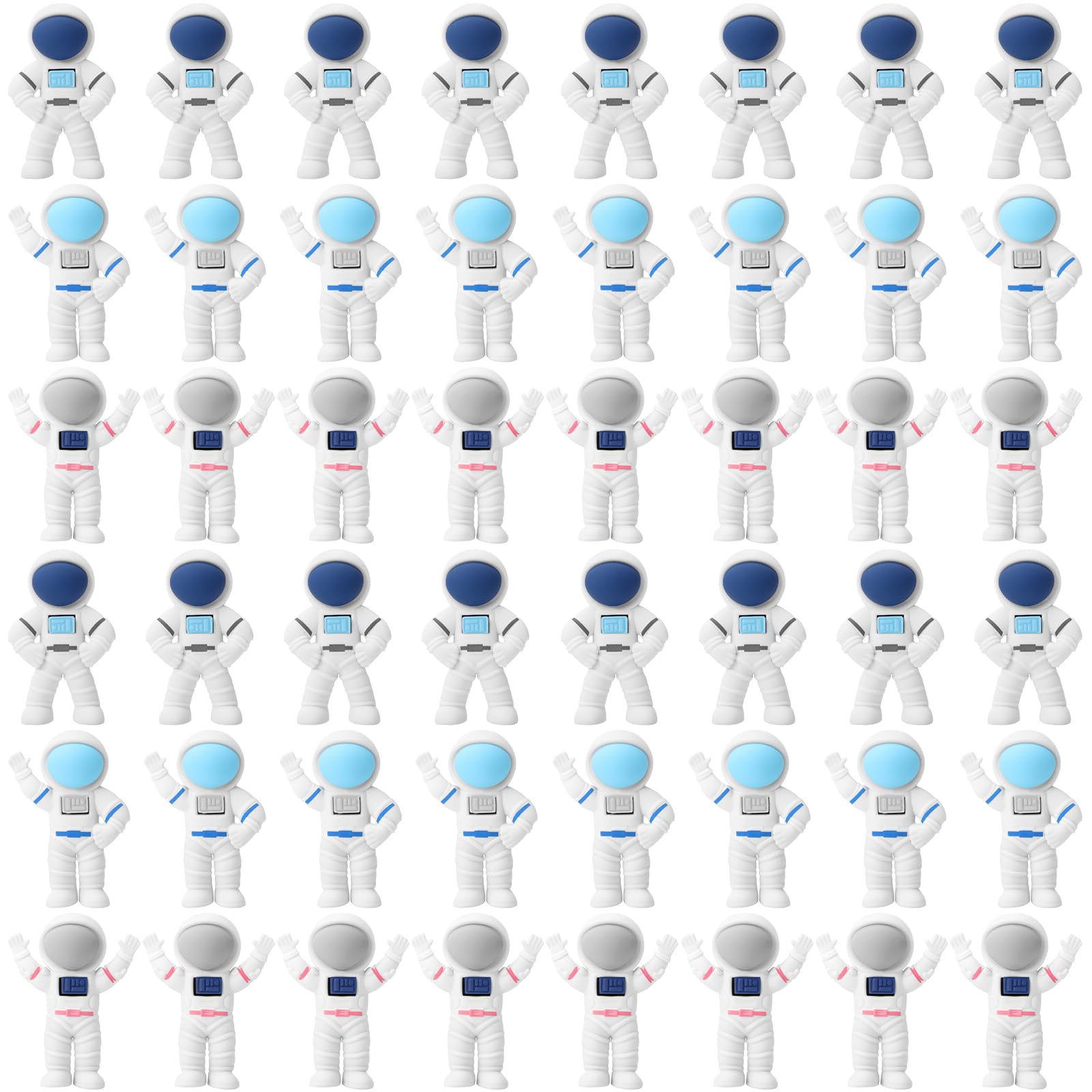 Photo 1 of Resurhang 48 Pcs Space-Themed Eraser Astronaut Figure Party Favors Outer Space Party Favors for Prizes Supplies (Astronaut)