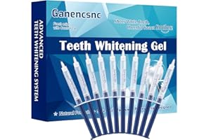 35% Ganencsnc 10-Pack Teeth Whitening Gel Refills - Gentle 35% Carbamide Peroxide Formula - Compatible with Teeth whitening Kit,No Sensitive Teeth Whitener