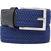 DALAYEA Men's Stretch Woven Braid Belt, Woven Elastic Golf Belt For Hunting Pants Casual Shorts Jeans