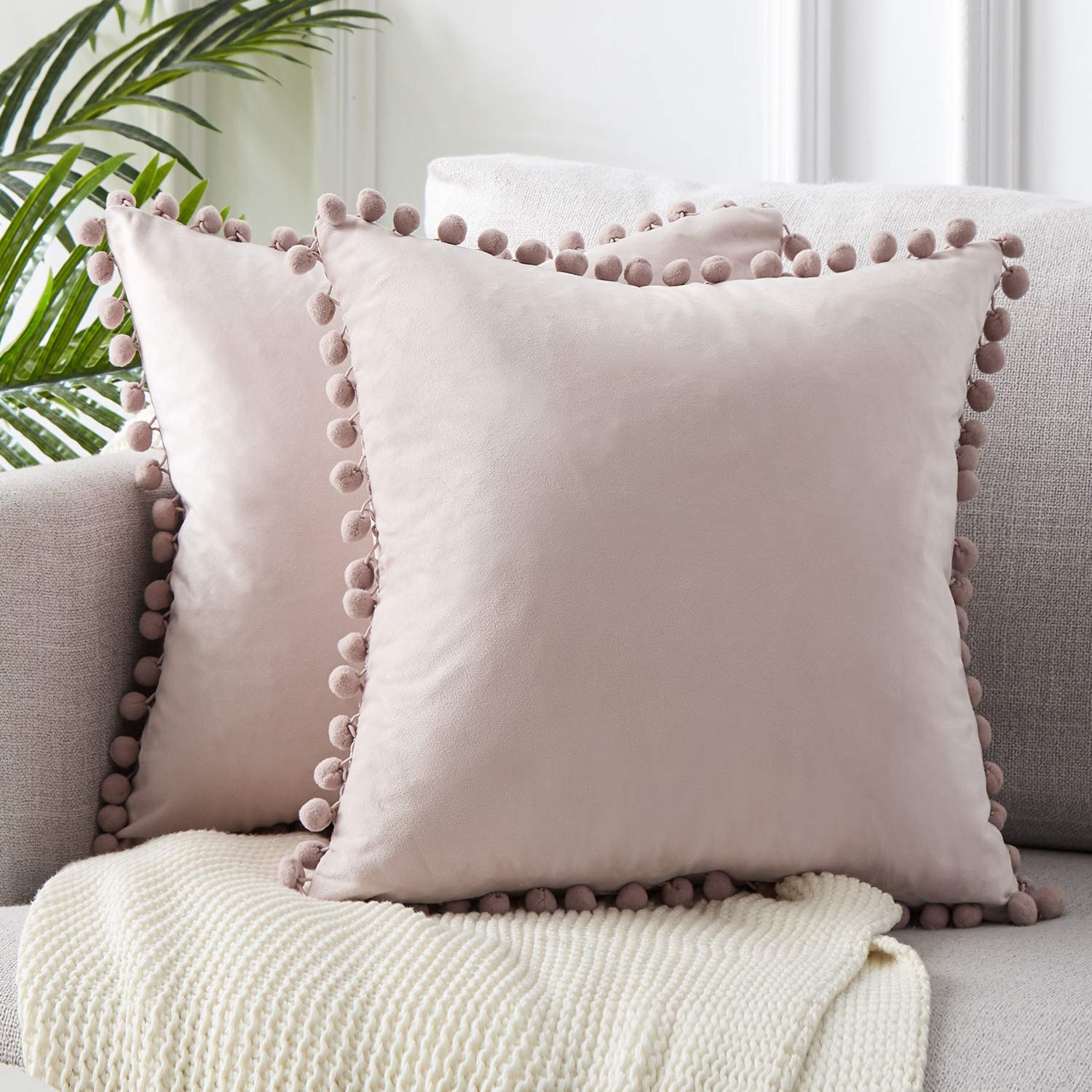 soft pink pillow cases