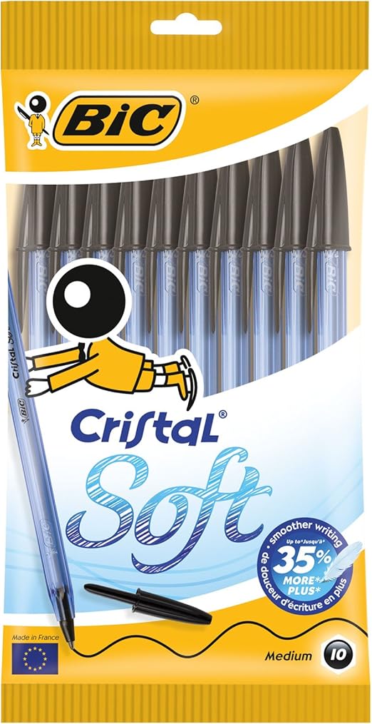 Bic Cristal Original Penne a Sfera, Colori Assortiti, 10 pezzi