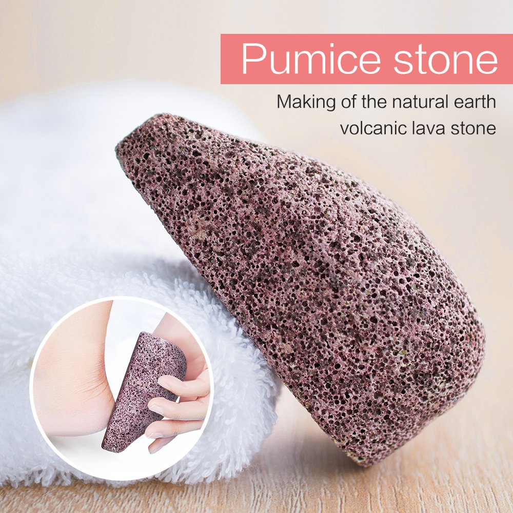2 Pack Drops Shape Pumice Stone, Horsky Earth Lava SPA Soft Healthy Foot Callus Remover for Dry Hard Dead Skin Cracked Heel in Feet and Hands Skin Exfoliator Scrubber