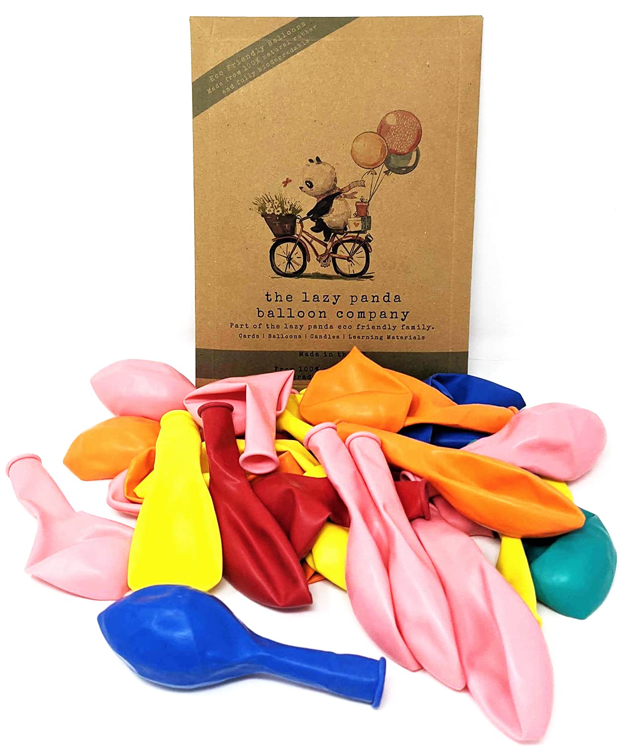 Large Strong Eco-Friendly Balloons (25, Mixed)