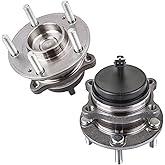 SCITOO 512326 x2 Wheel Hub and Bearing Assembly Rear for 2007-2020 for Hyundai Santa Fe, 2013-2018 for Santa Fe Sport, 2007-2012 for Veracruz, 2011-2015 for Kia Sorento only for FWD 5 Lugs w/ABS