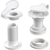 2 Pack 1.5&rdquo; Cooler Drain Plug Replacement Kit for Coleman Xtreme &ndash; Exact Fit, No Leaks, Cap + Shaft + Gasket Included