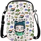 WCGXKO Anime Inspired Messenger Bag Animated Movie Themed Zipper Crossbody Bag For Fans