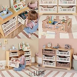 Collapsible Storage Box, Foldable Crate Organizer