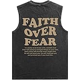 SOLY HUX Men's Summer Tank Top Letter Graphic Sleeveless Tshirts Vintage Streetwear