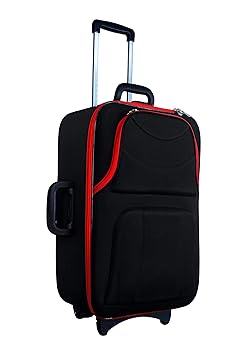 New Jersey Travellers {POLYESTER SOFTSIDED SUITCASE} Moon Black (20Size)