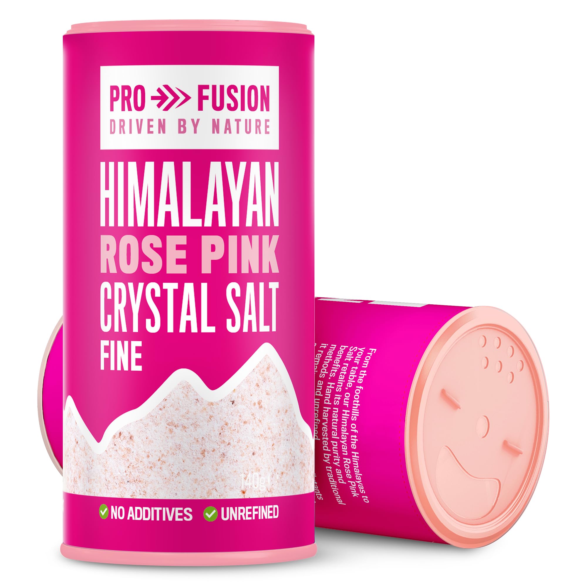 Profusion Rose Pink Salt Table Shaker - Fine 140g