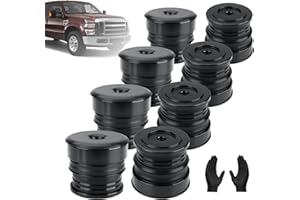 MOJIOO 8 Pack Silicone Body Mount Bushings Kit Compatible with Ford F250/F350 Super Duty Crew Cab 2008-2016,Cab Body Mount Kit Improve Bumpy Ride,Truck Accessories(Black)