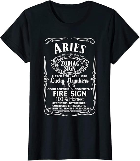Lover Zodiac Lover Zodiac Sign Aries Horoscope Astrologie T-Shirtnew