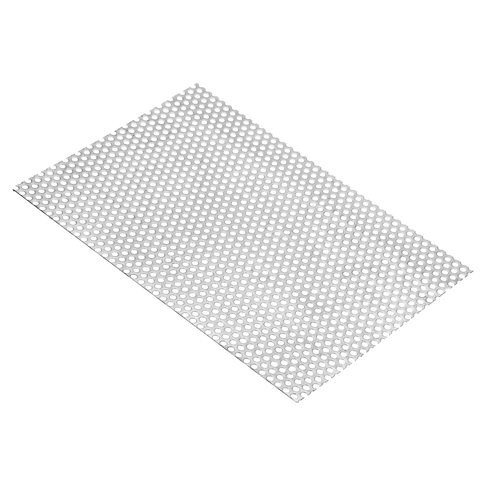 Photo 1 of PATIKIL 11.8" x 8" 304 Stainless Steel Perforated Sheet, 0.2" Hole 19GA Expanded Metal Mesh Plate Screen Decorative Meshes for Ventilation Grill Smoking