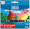 Giz de Cera Big, Tilibra, Académie, 12 Cores