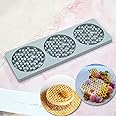 Honeycomb Silicone Mold 3D Honeycomb Lace Mat Fondant Molds Lace Pad Baking Cake Chocolate Candy Mold for Cupcake Decorating Tools Kitchen…