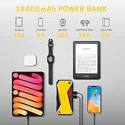 DBPOWER 800A 18000mAh Portable Car Jump Starter