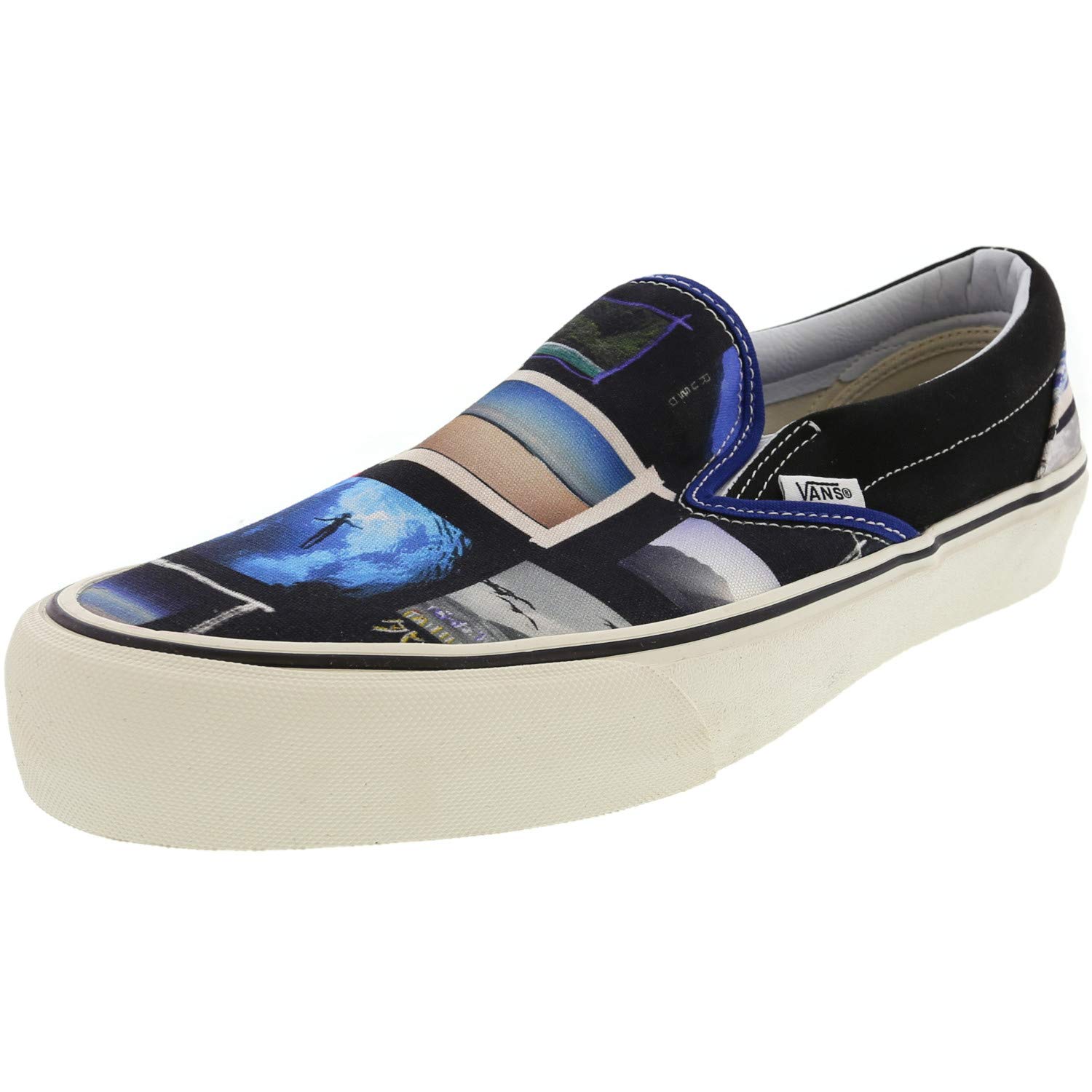 vans slip on sf black