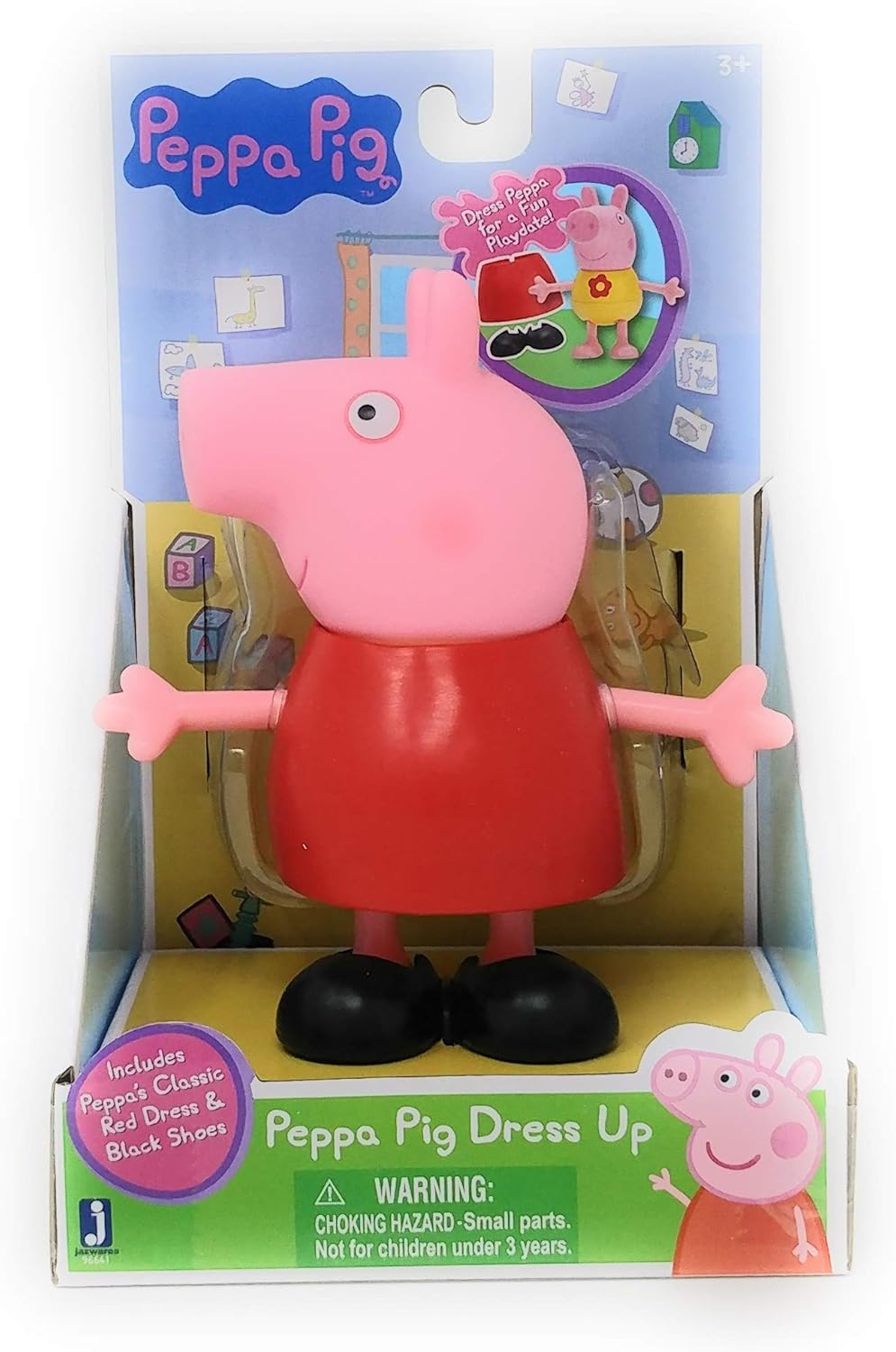 peppa pig 20in talking plush red dress